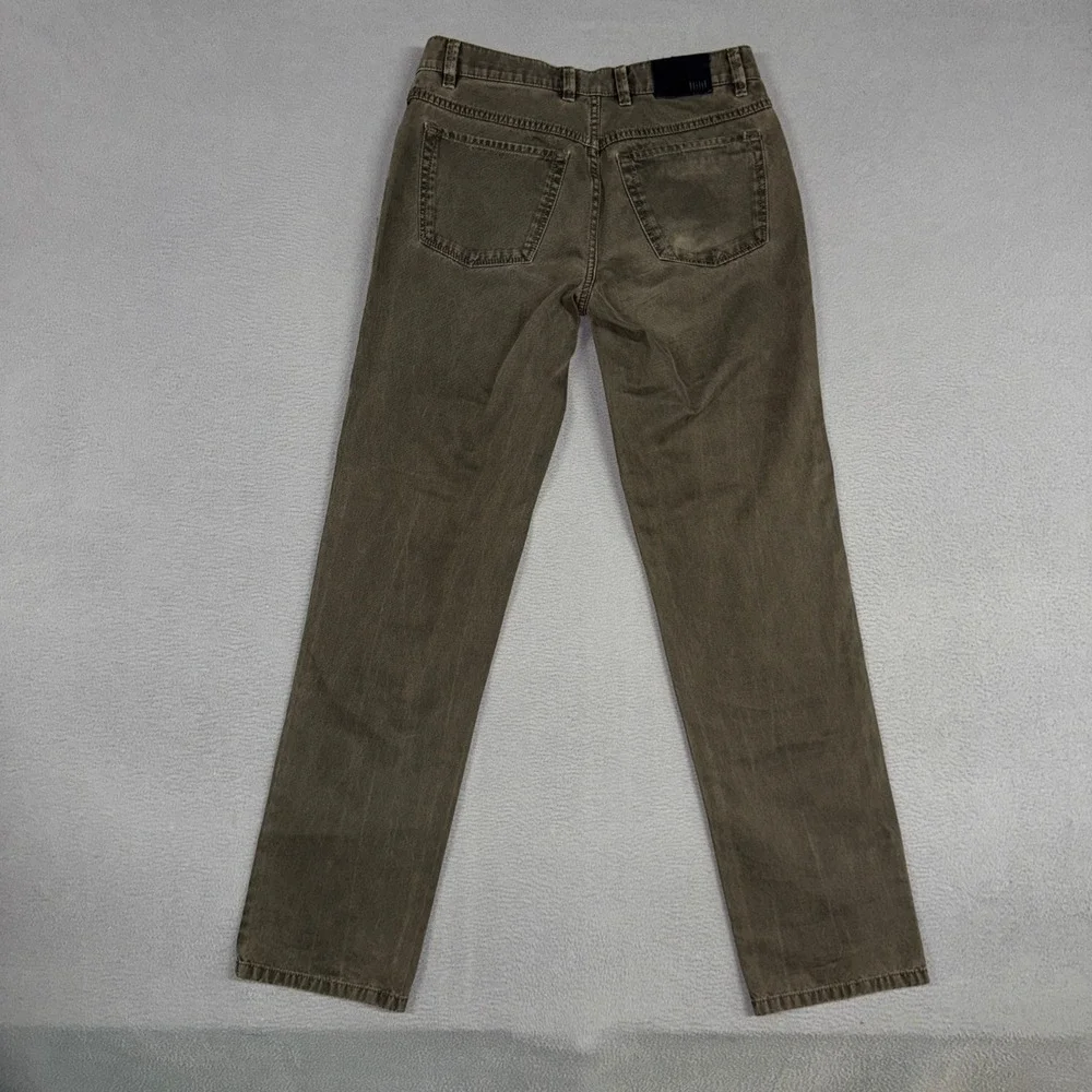 Hiltl Pants Mens 32x34 Brown Dude Straight Leg German Design Casual Trousers
